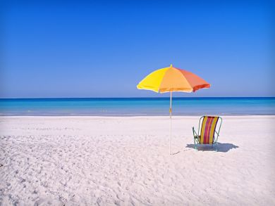 Sandy beach